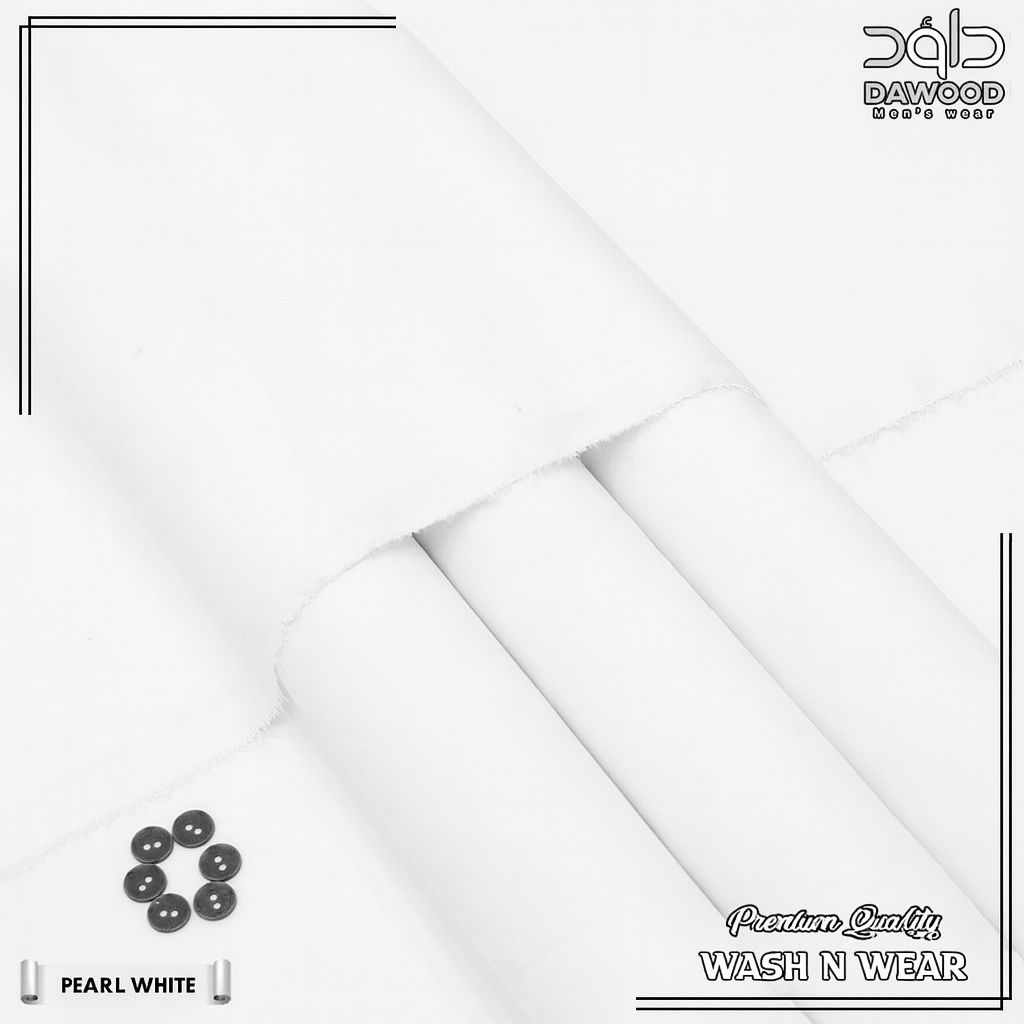 Dawood Men’s Wear – Pearl White