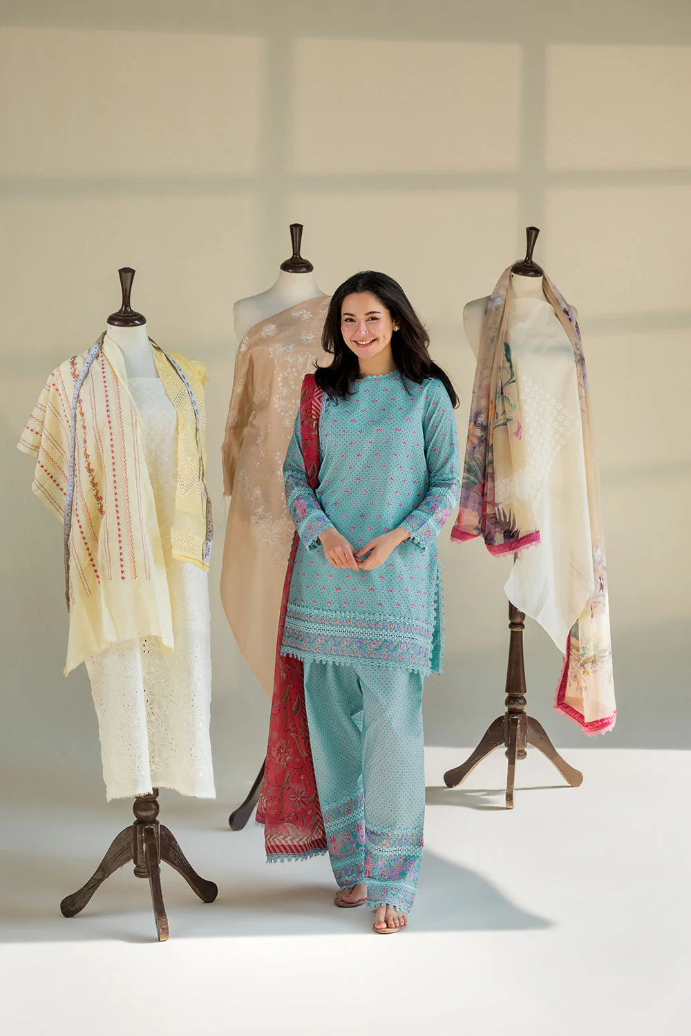 Sobia Nazir Embroiderd & Digital Printed Lawn 3PC