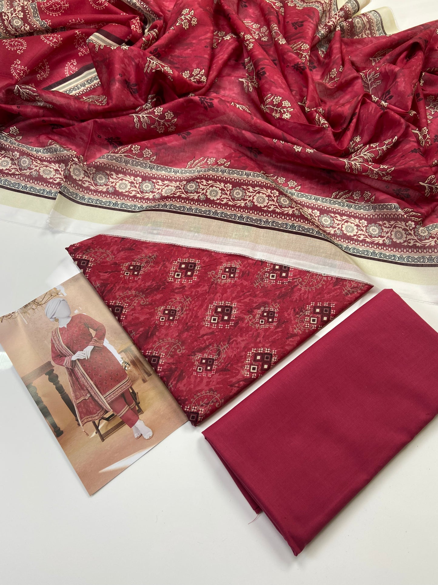 Almeerah Printed Lawn 3-PC