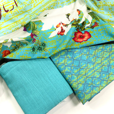 Popular Printed Khaddar 3PC