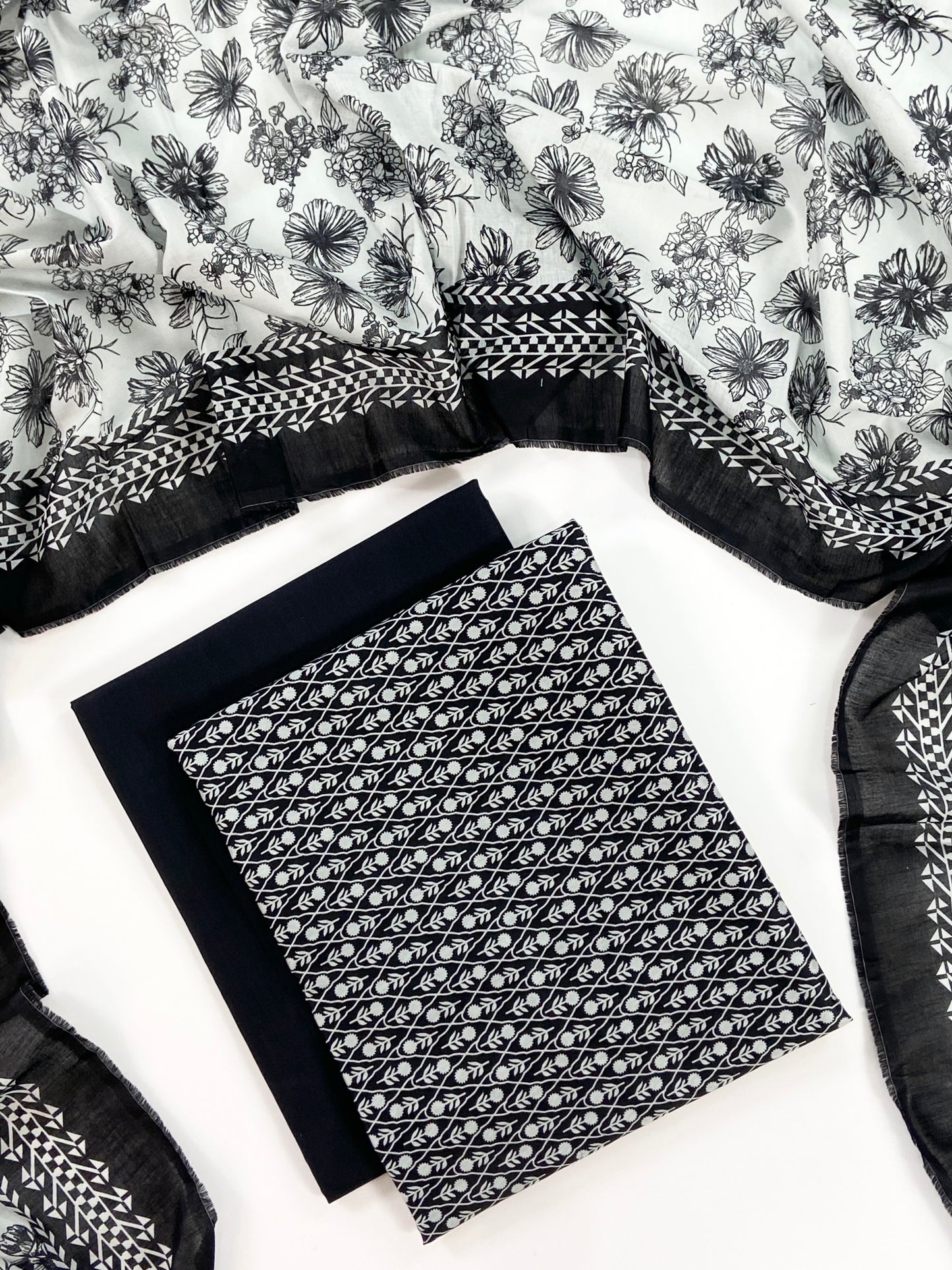 Regalia Black Series Digital Printed Lawn 3PC