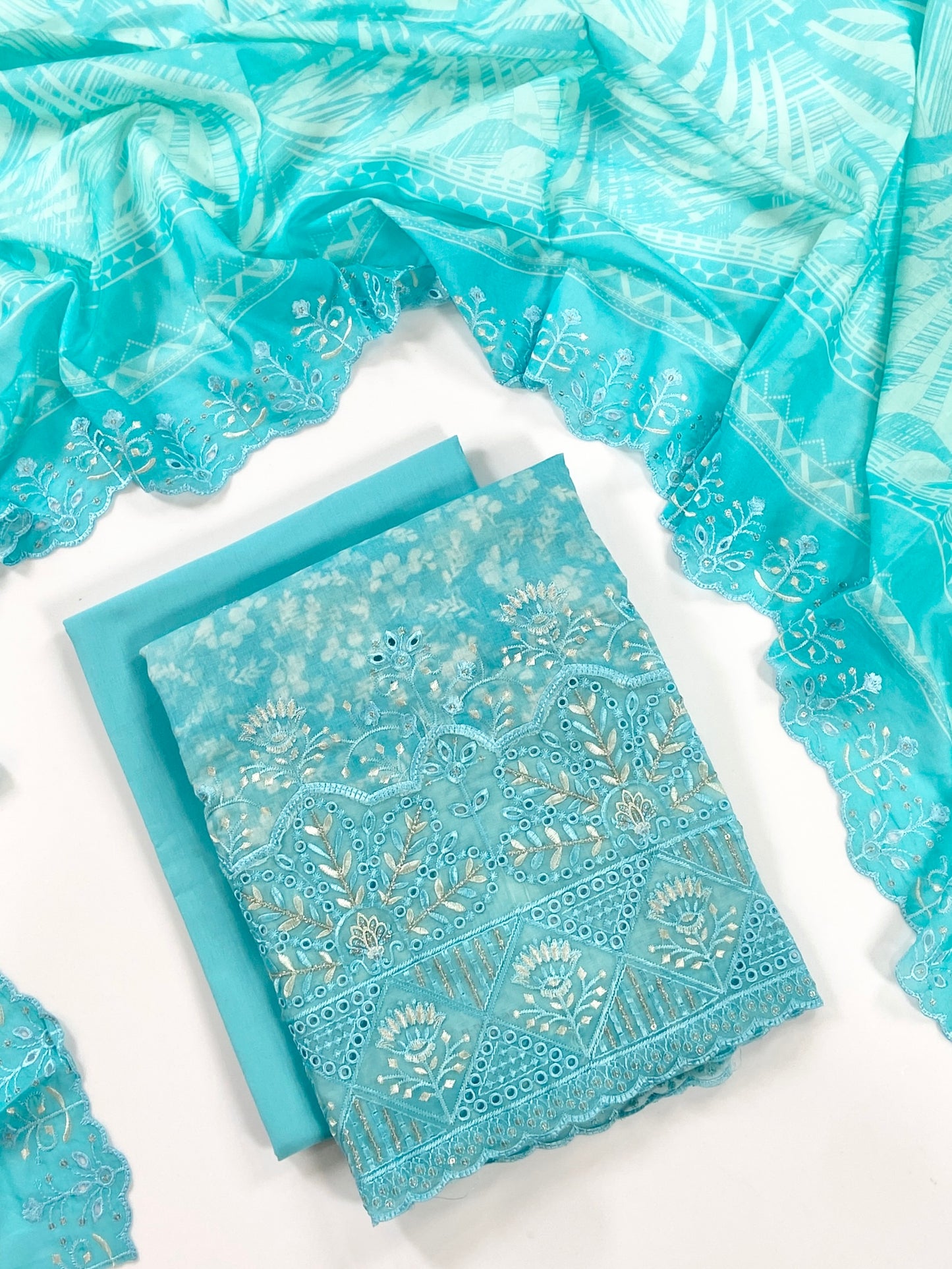 Almeerah By Anaya Noor Emb Lawn Boring Daman 3PC