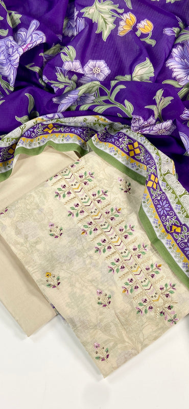 Anaya Noor Bana Dora Embroidered Lawn 3PC