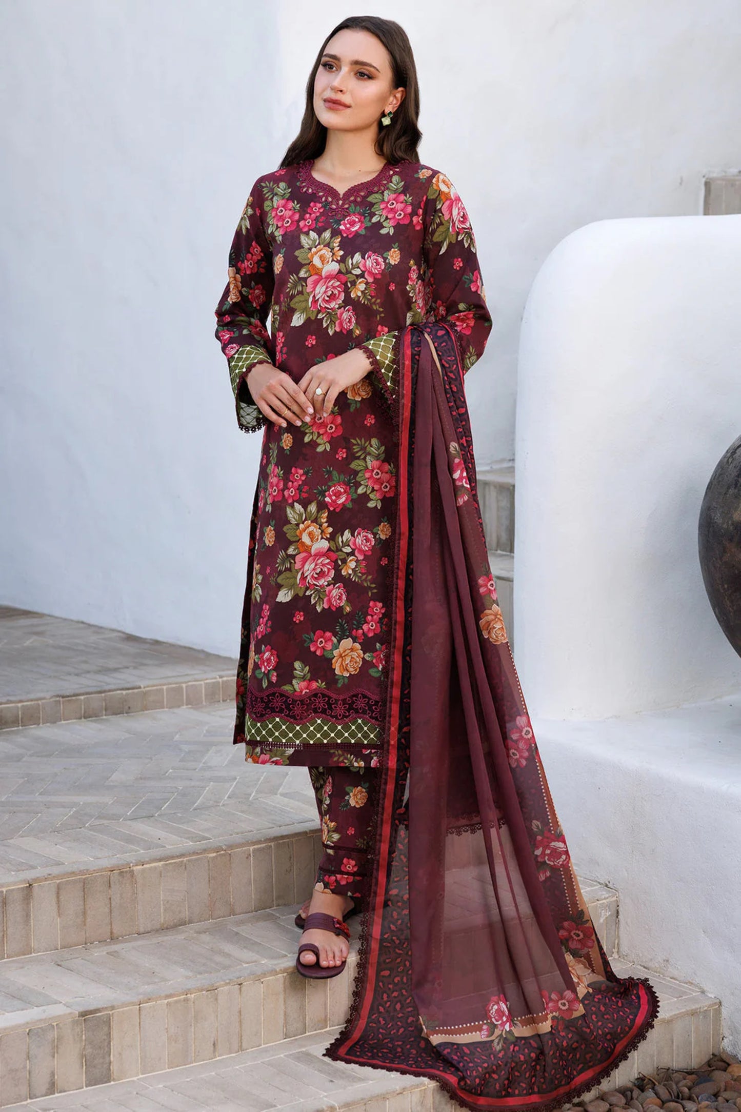 Baroque Bana Dora Printed Linen 3PC