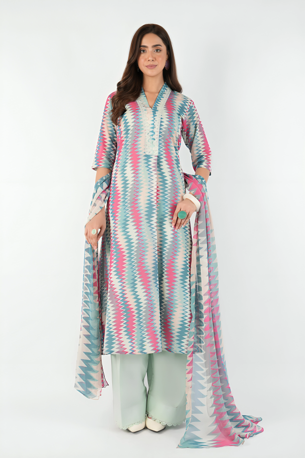Bareeza Printed Khaddar 3PC