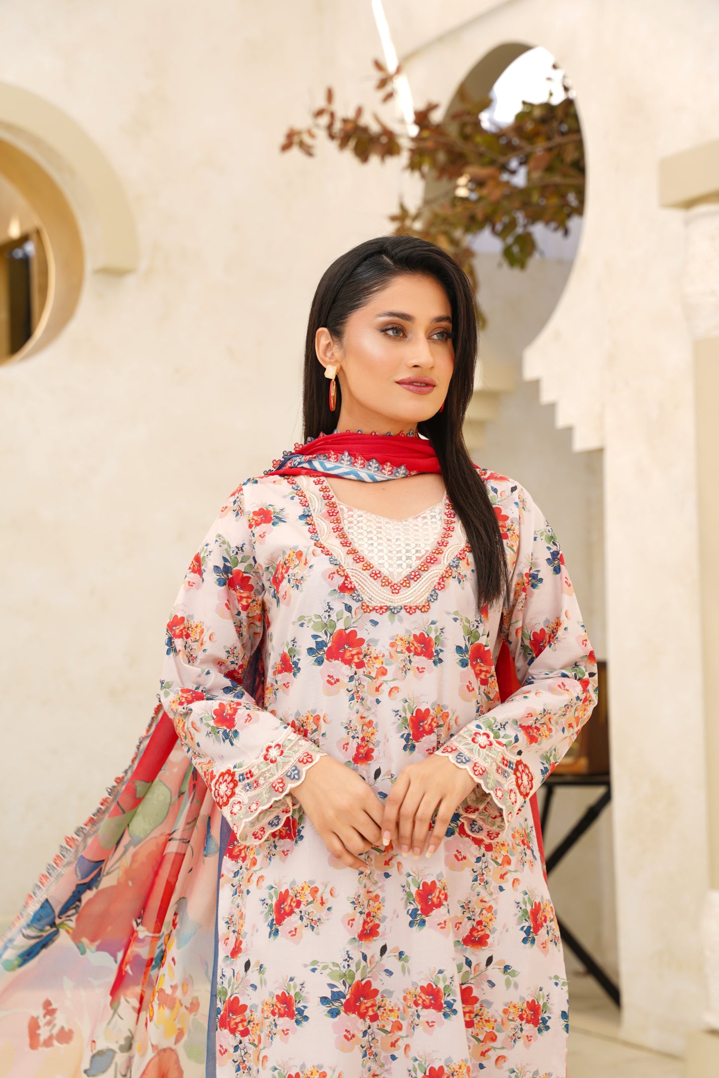 Jashn-e-Baharan By Anaya Noor Emb & Digital Printed Lawn 3PC