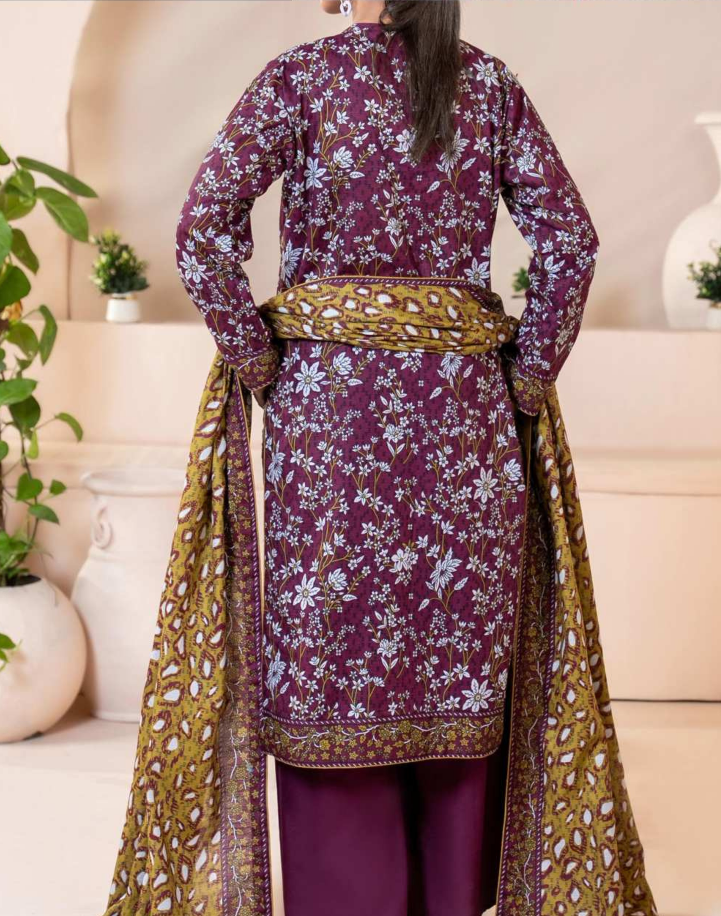Mehnaz Airjet Printed Khaddar 3PC