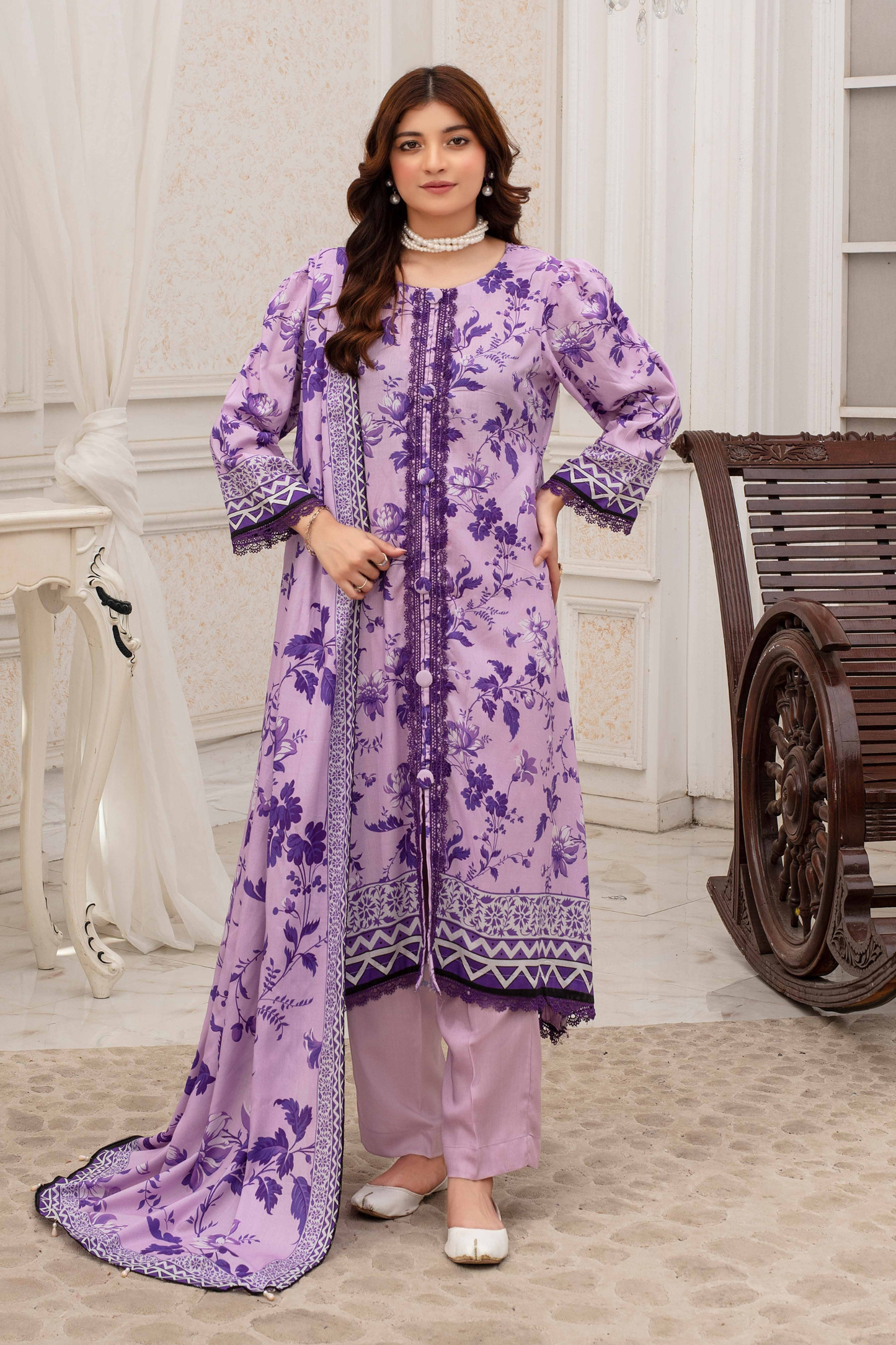 Fabiha By Feroza Digital Printed Linen 3PC