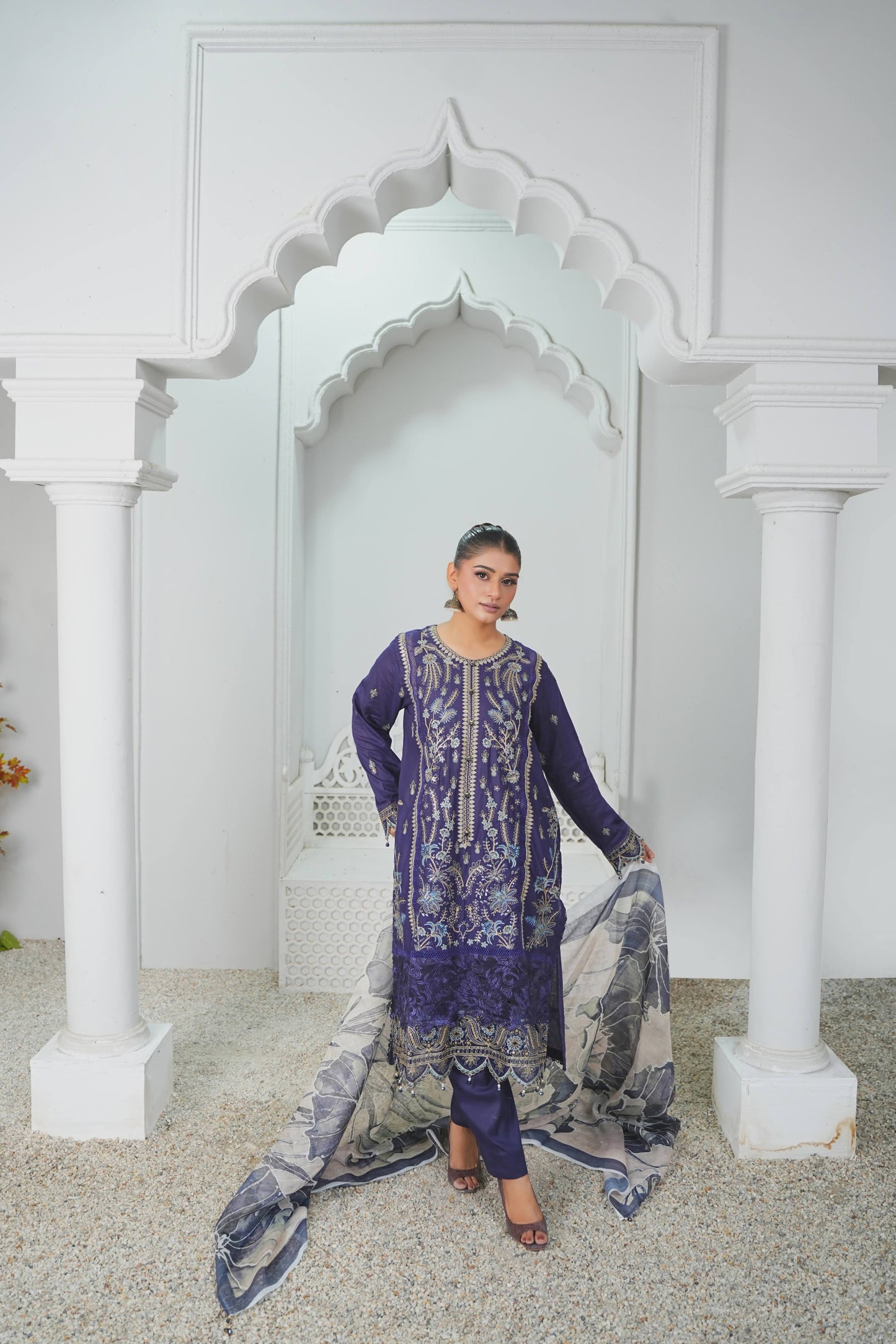 Silk & Stories Luxury Heavy Embroidered 3PC