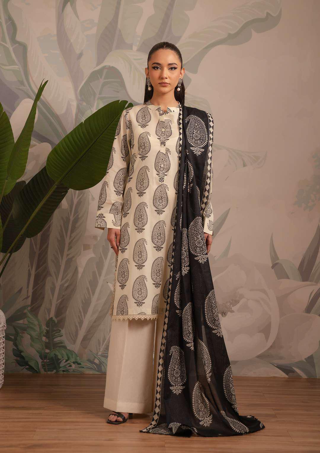 Beyond East Printed Lawn 3-PC
