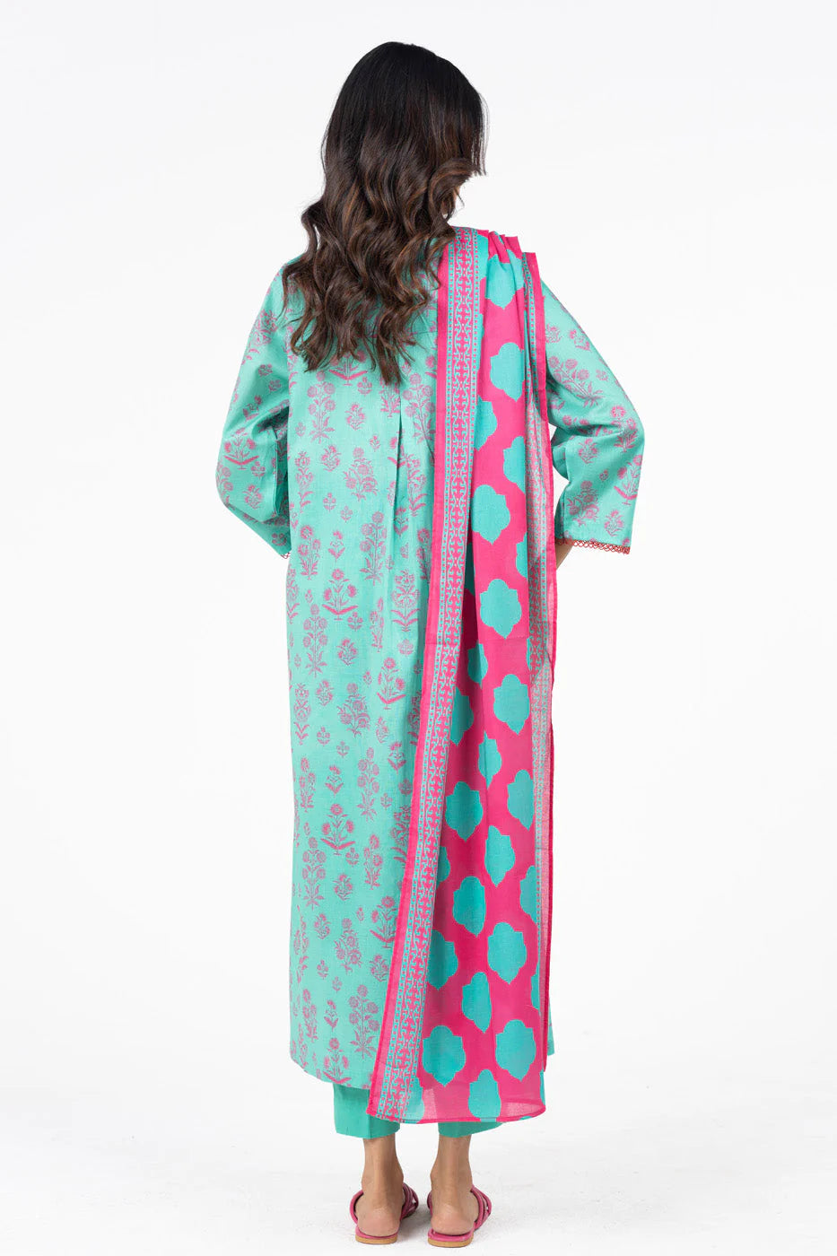 AlKaram Printed Lawn 3-PC