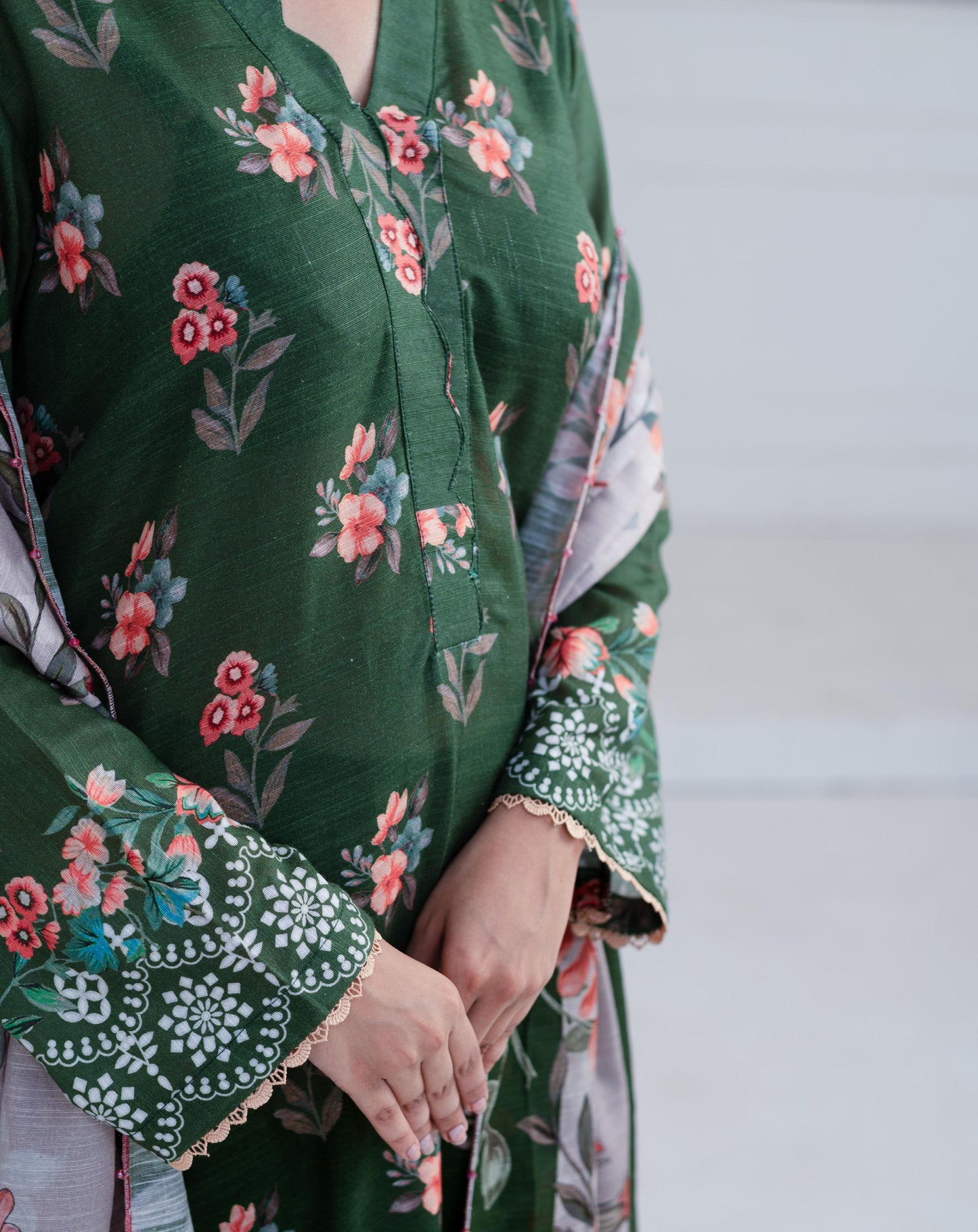 Mawra Essential Printed Khaddar 3PC
