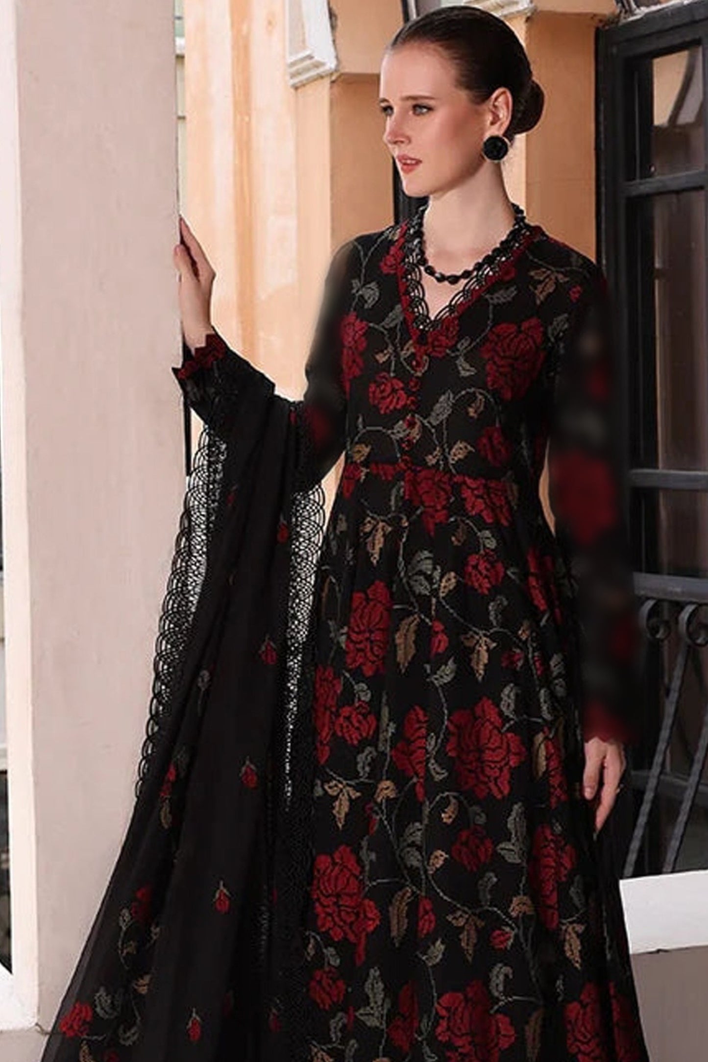 Anaya Noor Bareeze Work Embroidered 3PC