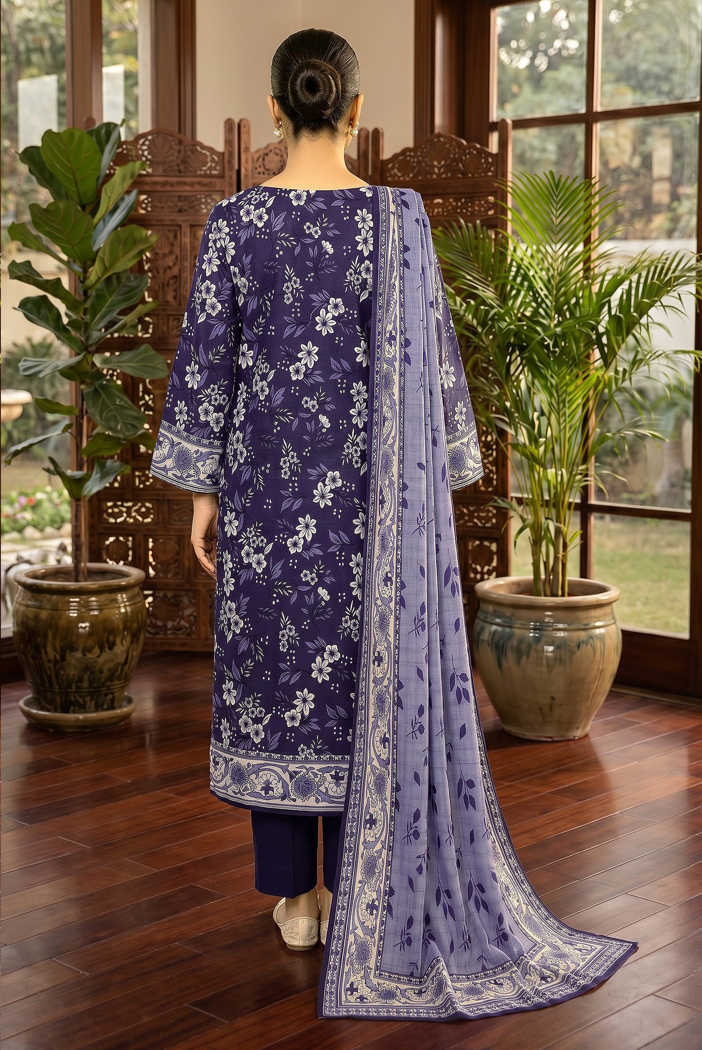 Riwaaz By Anaya Noor Printed and Emb Lawn 3PC
