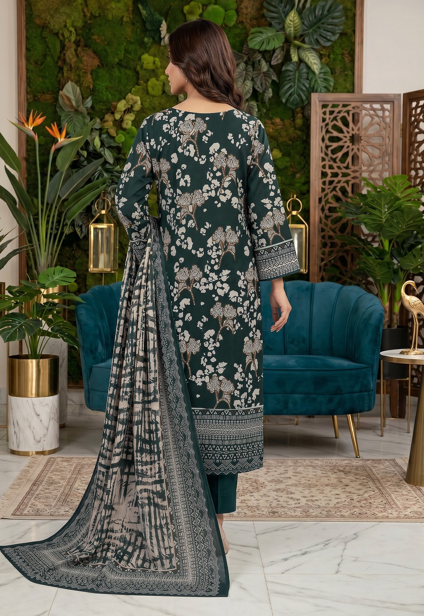 Riwaaz By Anaya Noor Printed and Emb Lawn 3PC
