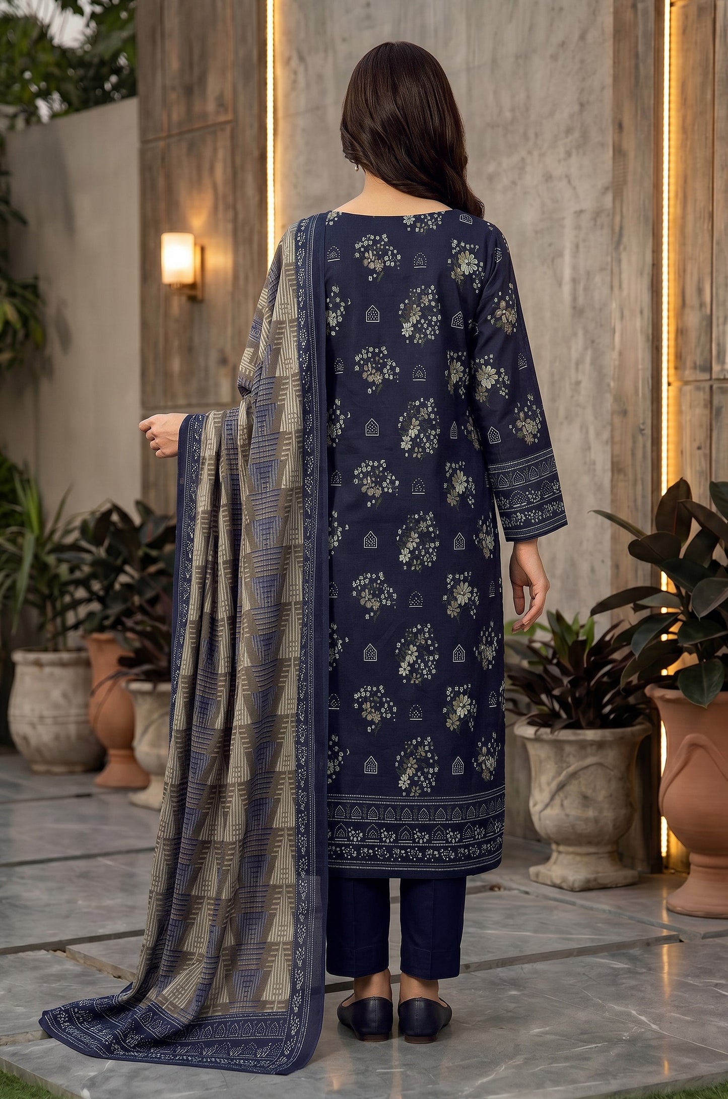 Riwaaz By Anaya Noor Printed and Emb Lawn 3PC