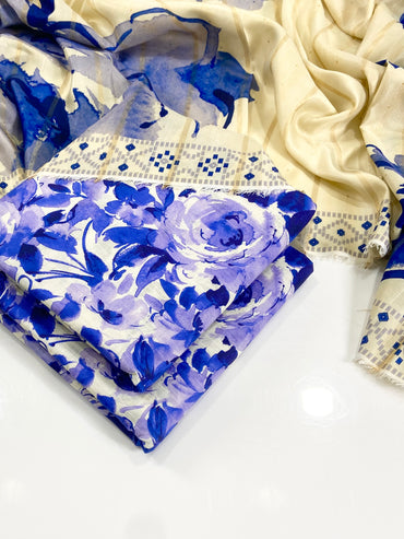 Elegance By Anaya Noor Printed Khaddar 3PC