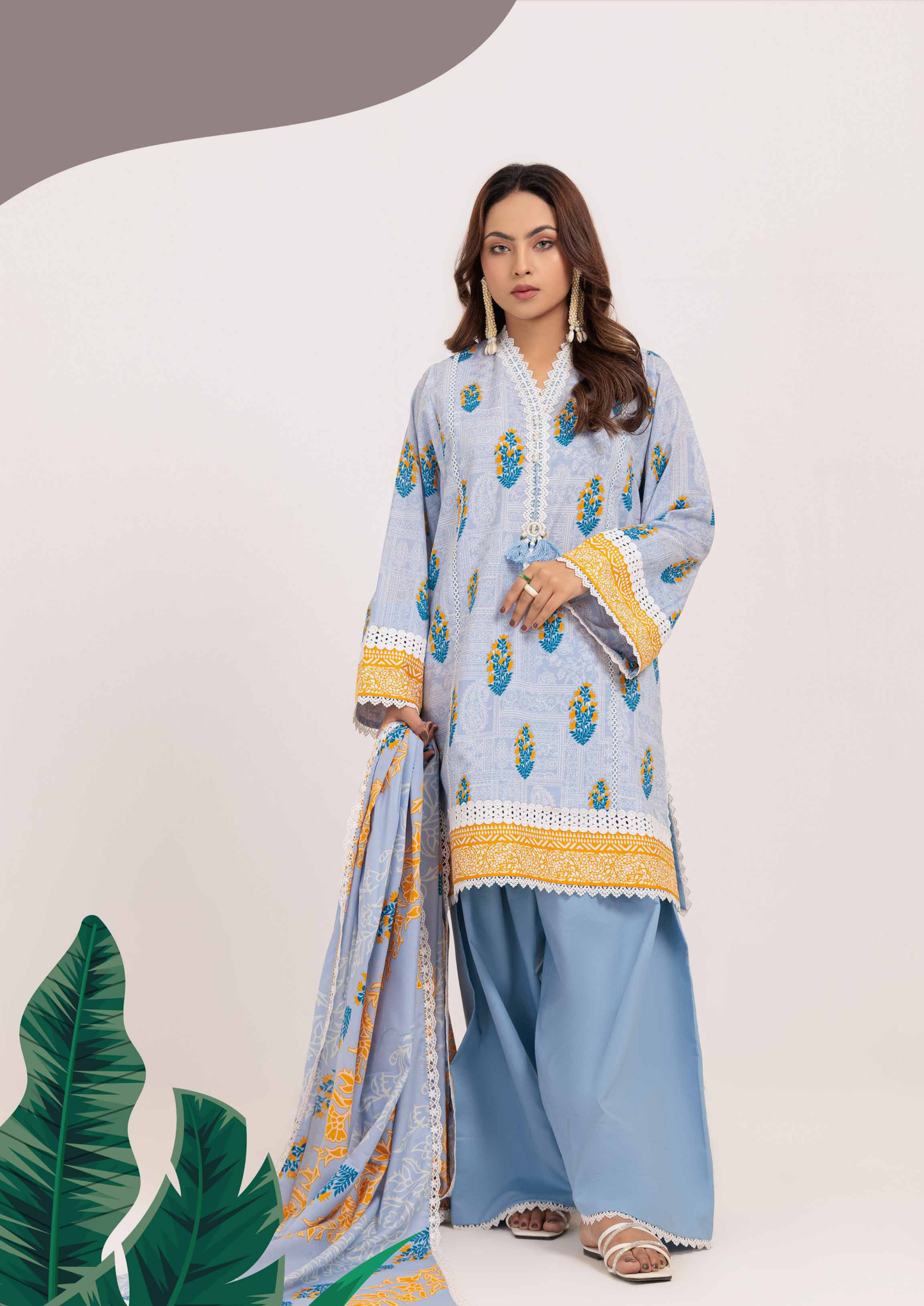 Bonanza Satrangi Digital Printed Lawn 3PC