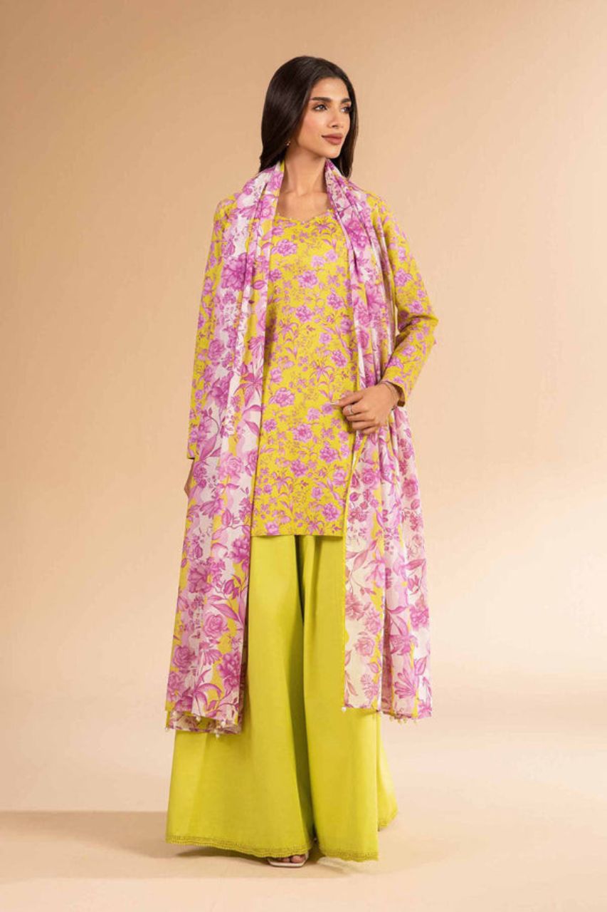 Nishat Digital Printed Lawn 3PC
