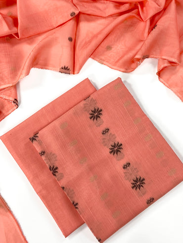 Anaya Noor Self Jacquard Lawn Collection 3PC