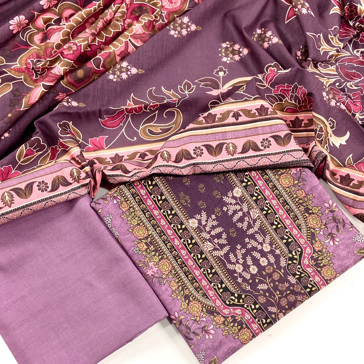 Asim Jofa Printed Khaddar-3PC