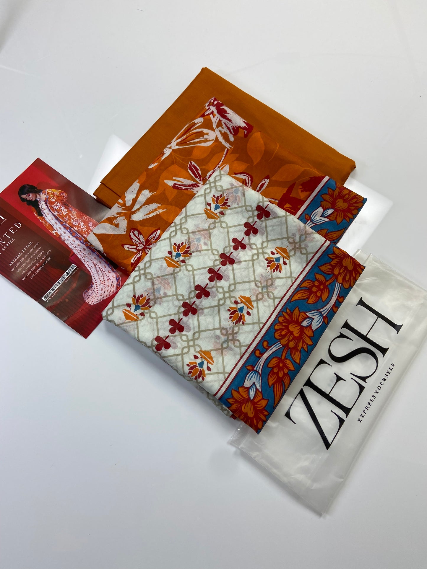 Zesh Airjet Printed Lawn 3-PC