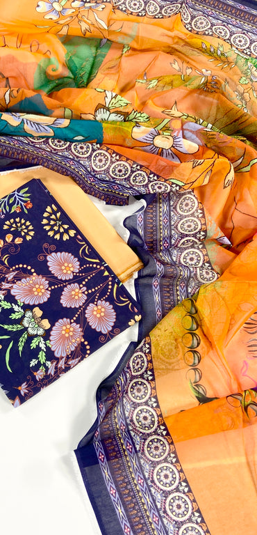 Edenrobe Digital Printed Lawn 3PC