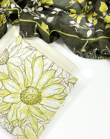 Anaya Noor Digital Printed Lawn 3PC