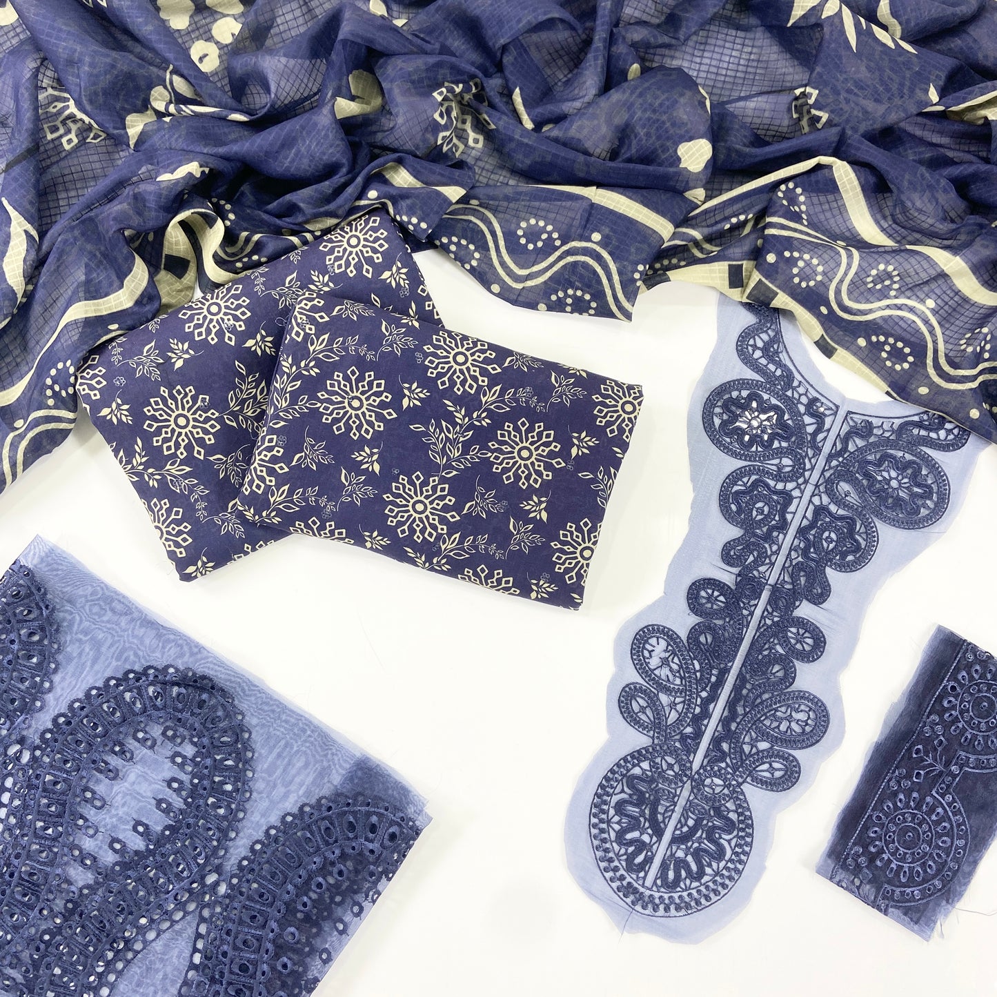 Parizad By Anaya Noor Digital Printed With Sequins Patches 3-PC