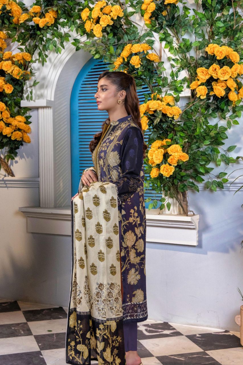 Bahaar By Meeral Premium Digital Printed Lawn 3PC