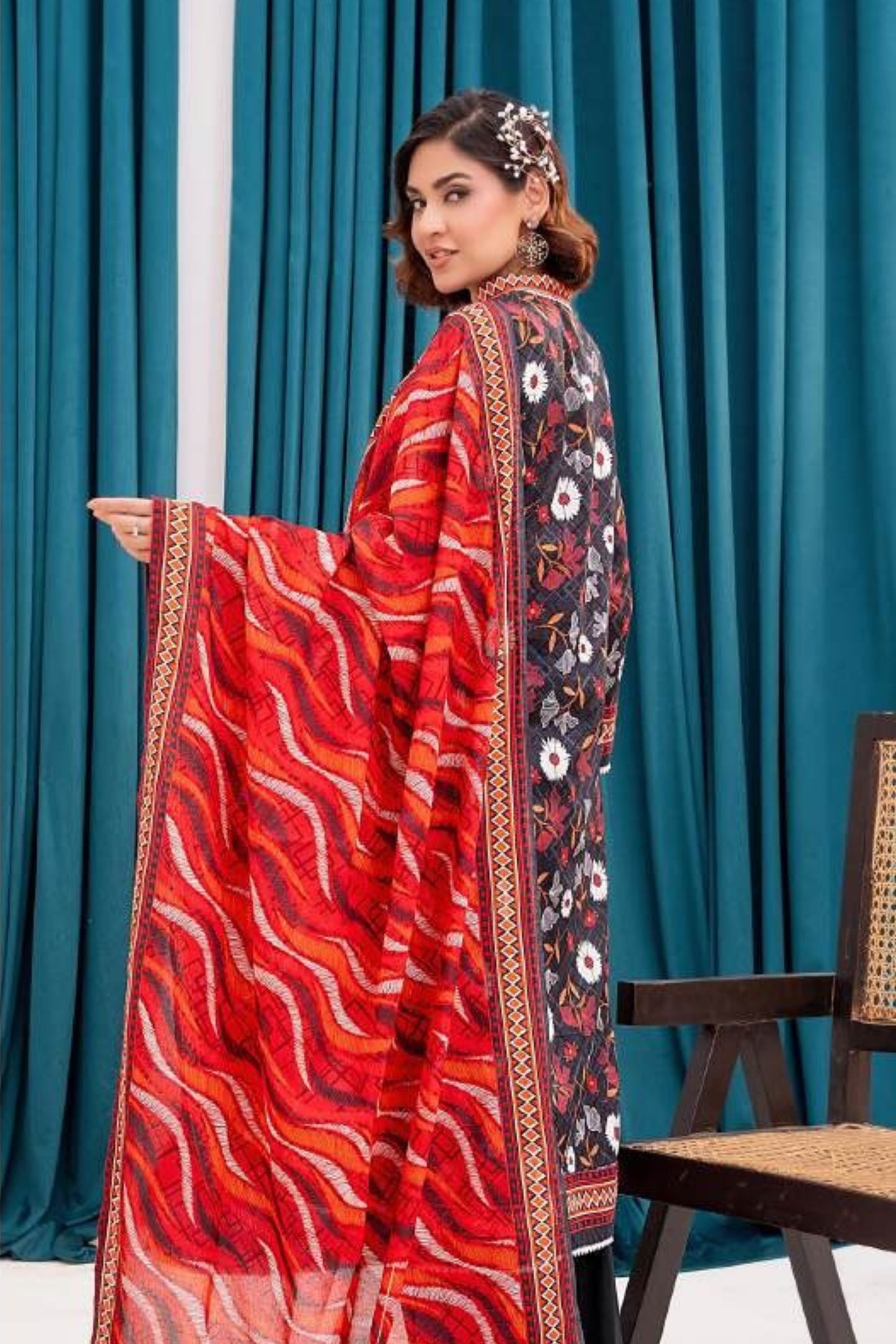 Zesh Printed Lawn 3-PC