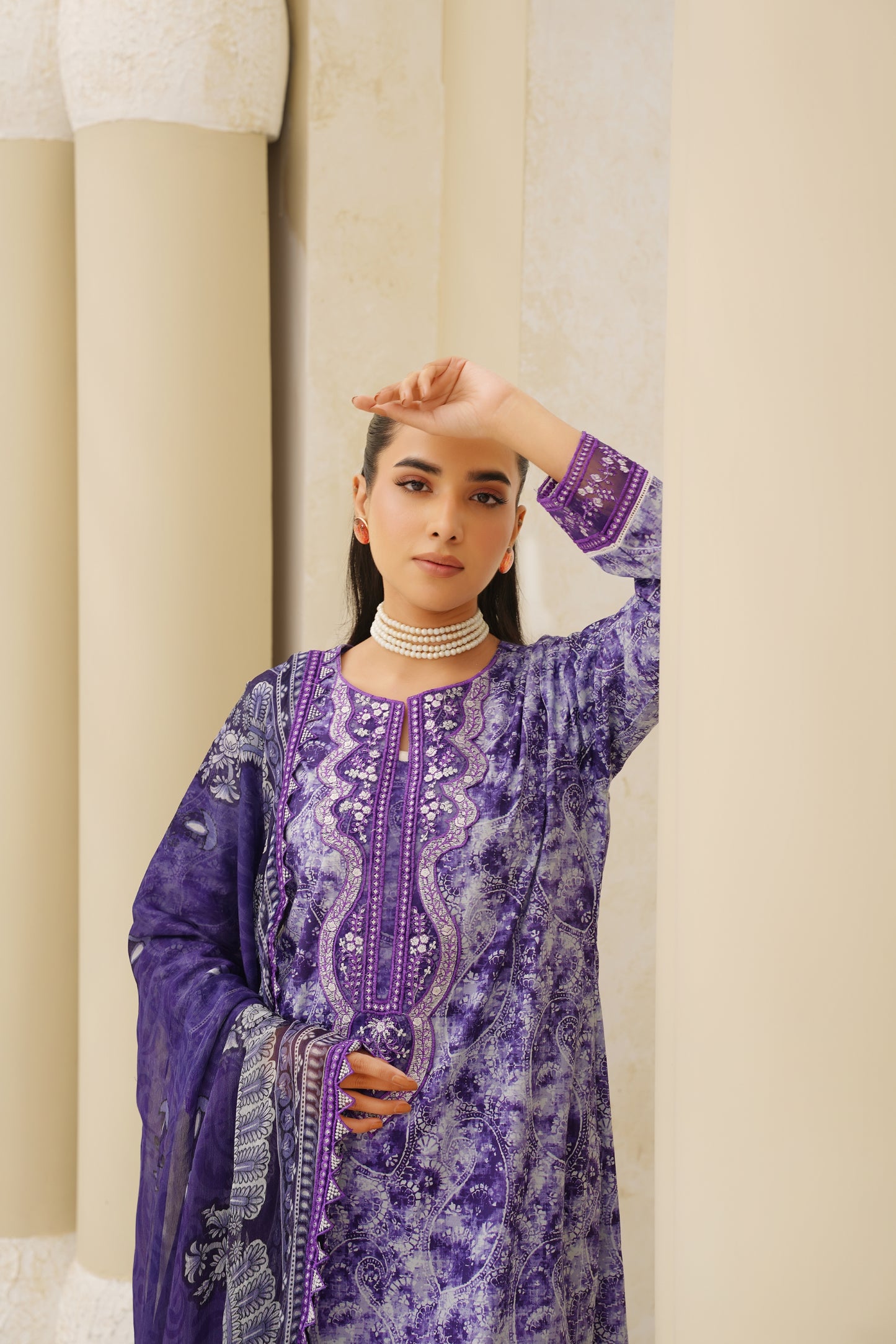 Jashn-e-Baharan By Anaya Noor Emb & Digital Printed Lawn 3PC