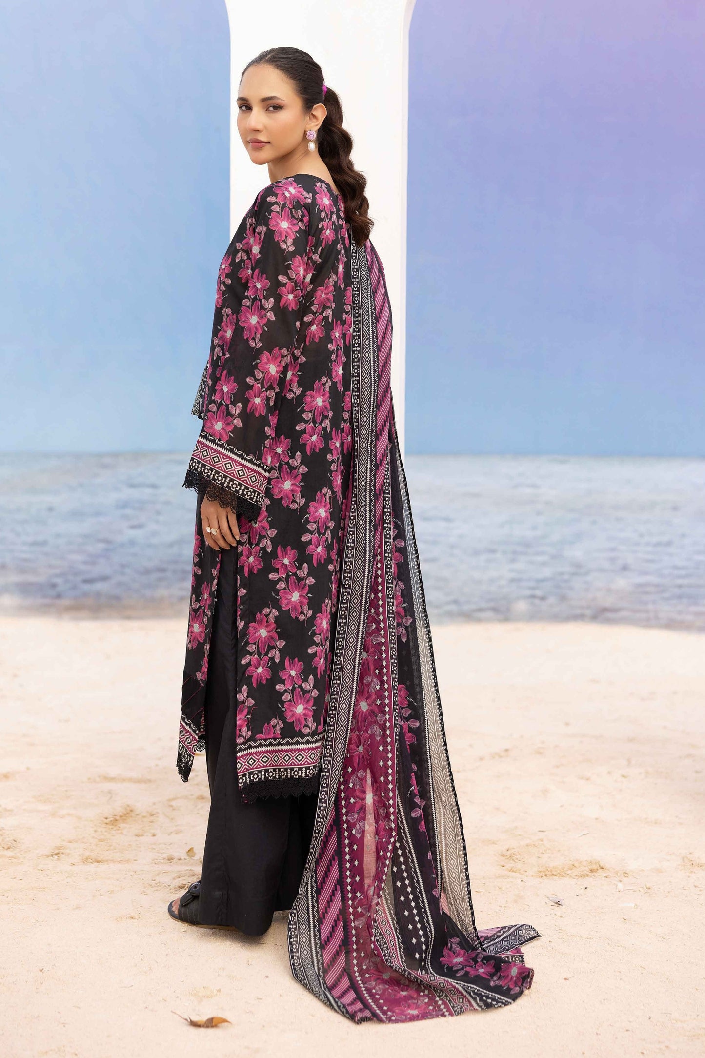 Rang Reza Digital Printed Lawn 3PC