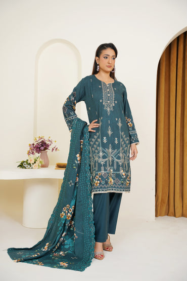Riwayat-e-Sardi By Anaya Noor Emb Linen 3PC