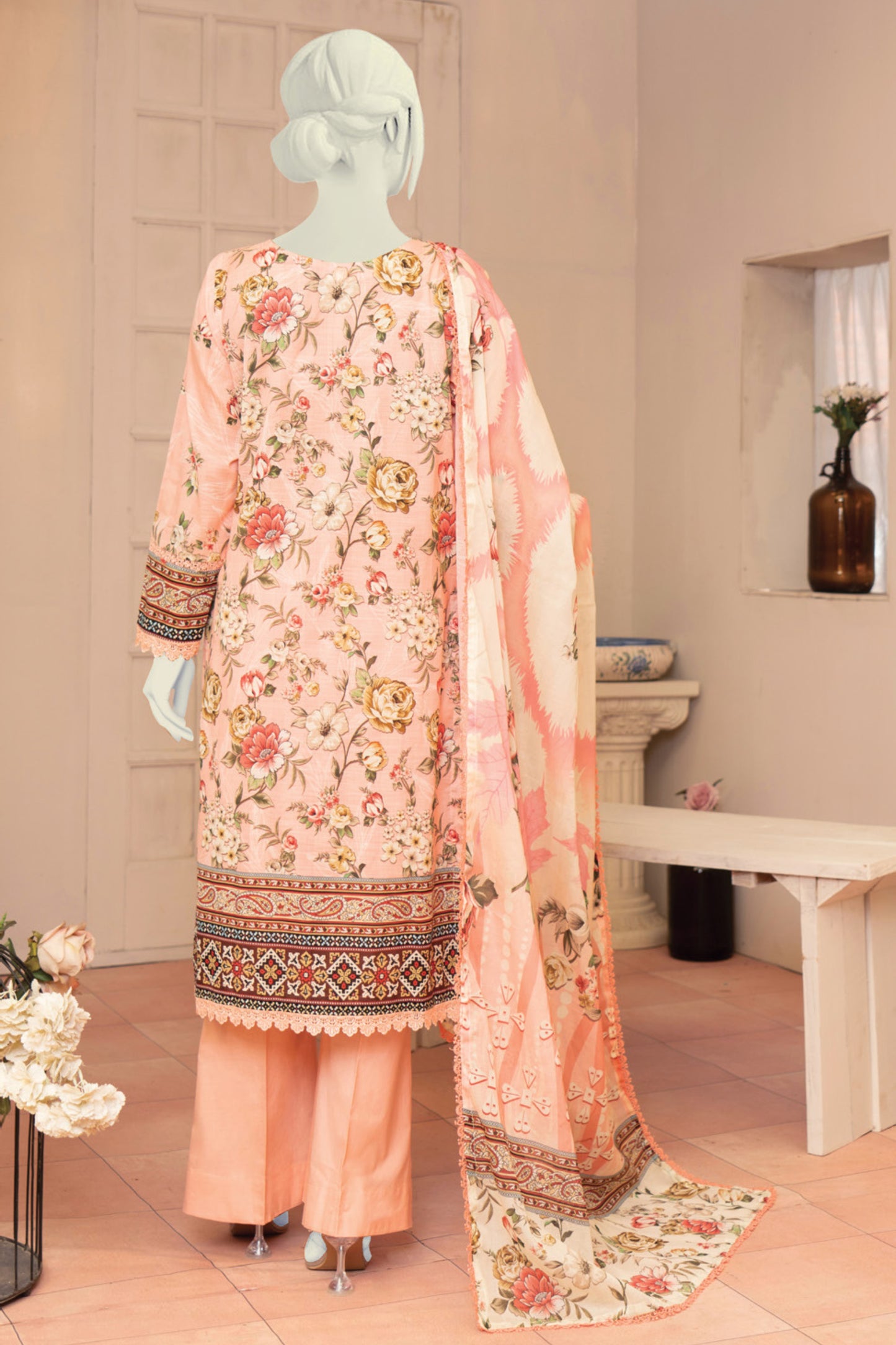 Minsa By Murashe Printed Lawn 3-PC