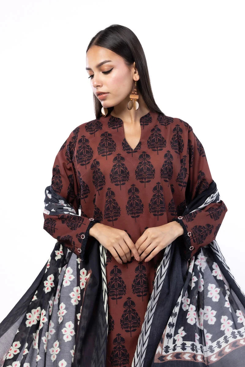 Khaadi Digital Printed Lawn 3PC