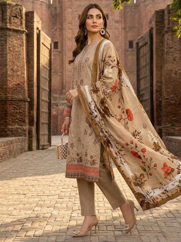 Tahniyat By Anaya Noor Digital Printed & Emb Karandi 3PC