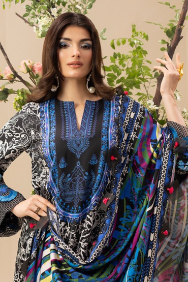 Paltar Printed Slub Linen 3PC