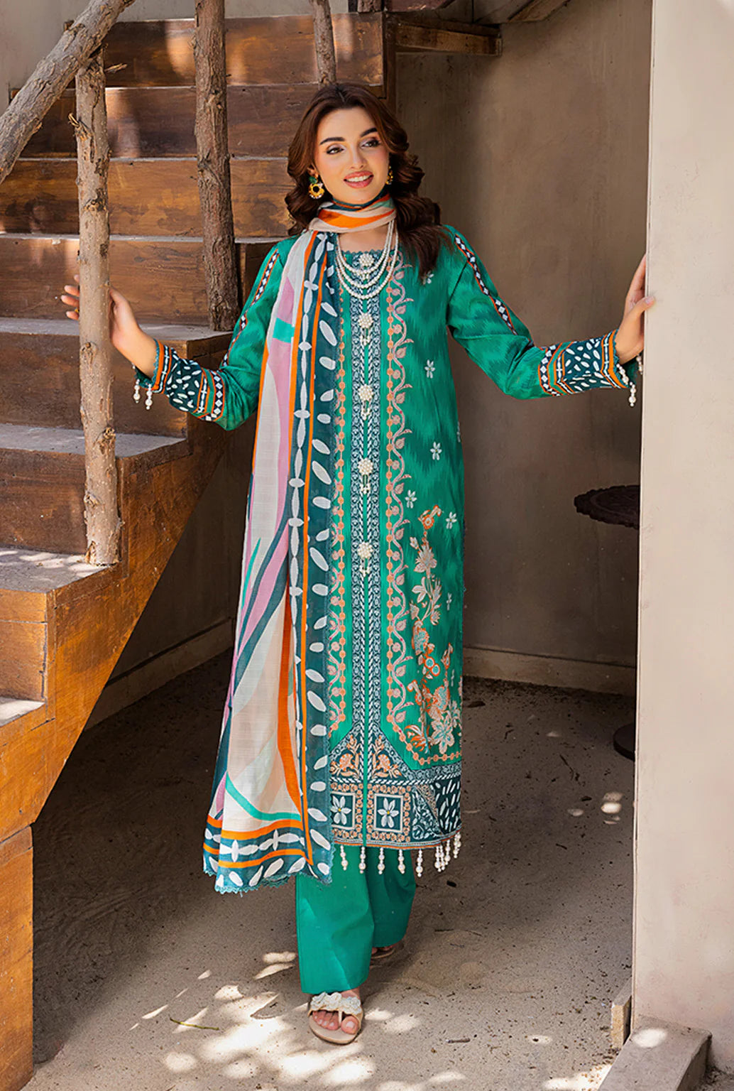 Naqsh Luxury Printed Lawn 3-PC