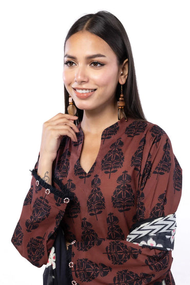 Khaadi Digital Printed Lawn 3PC