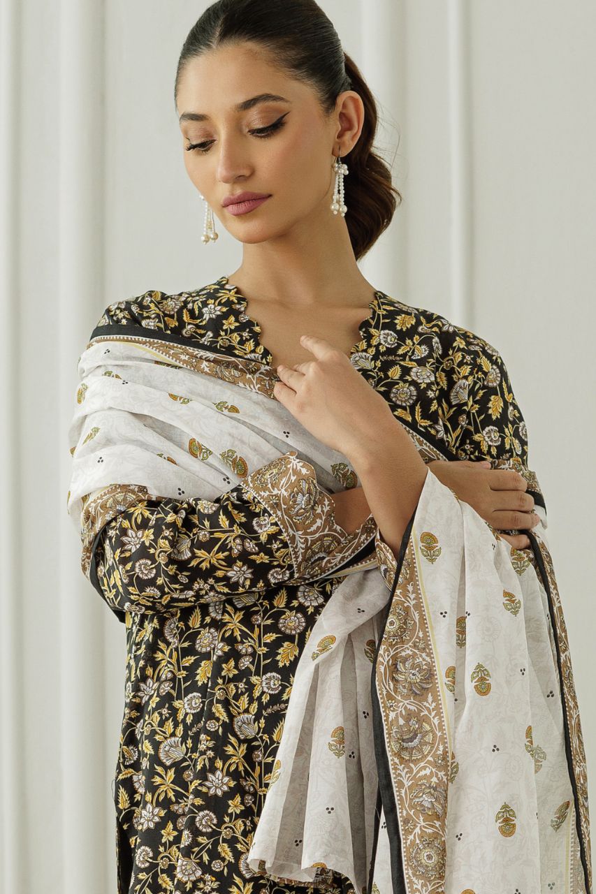 Orient Basic Printed Lawn 3PC