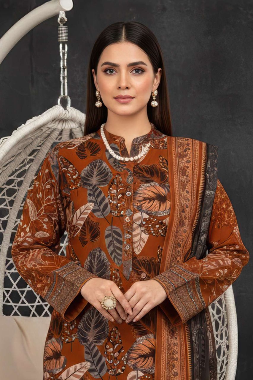 Fatima Maryam Premium Printed Lawn 3PC