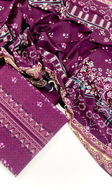 Mausummery Digital Printed Linen 3PC