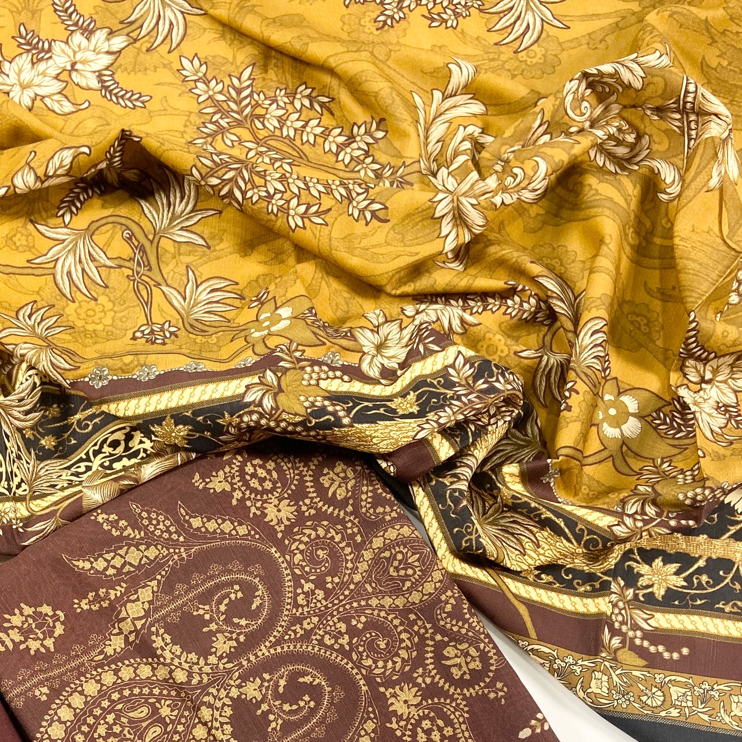 Asim Jofa Printed Khaddar 3PC