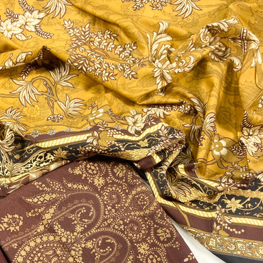 Asim Jofa Printed Khaddar 3PC
