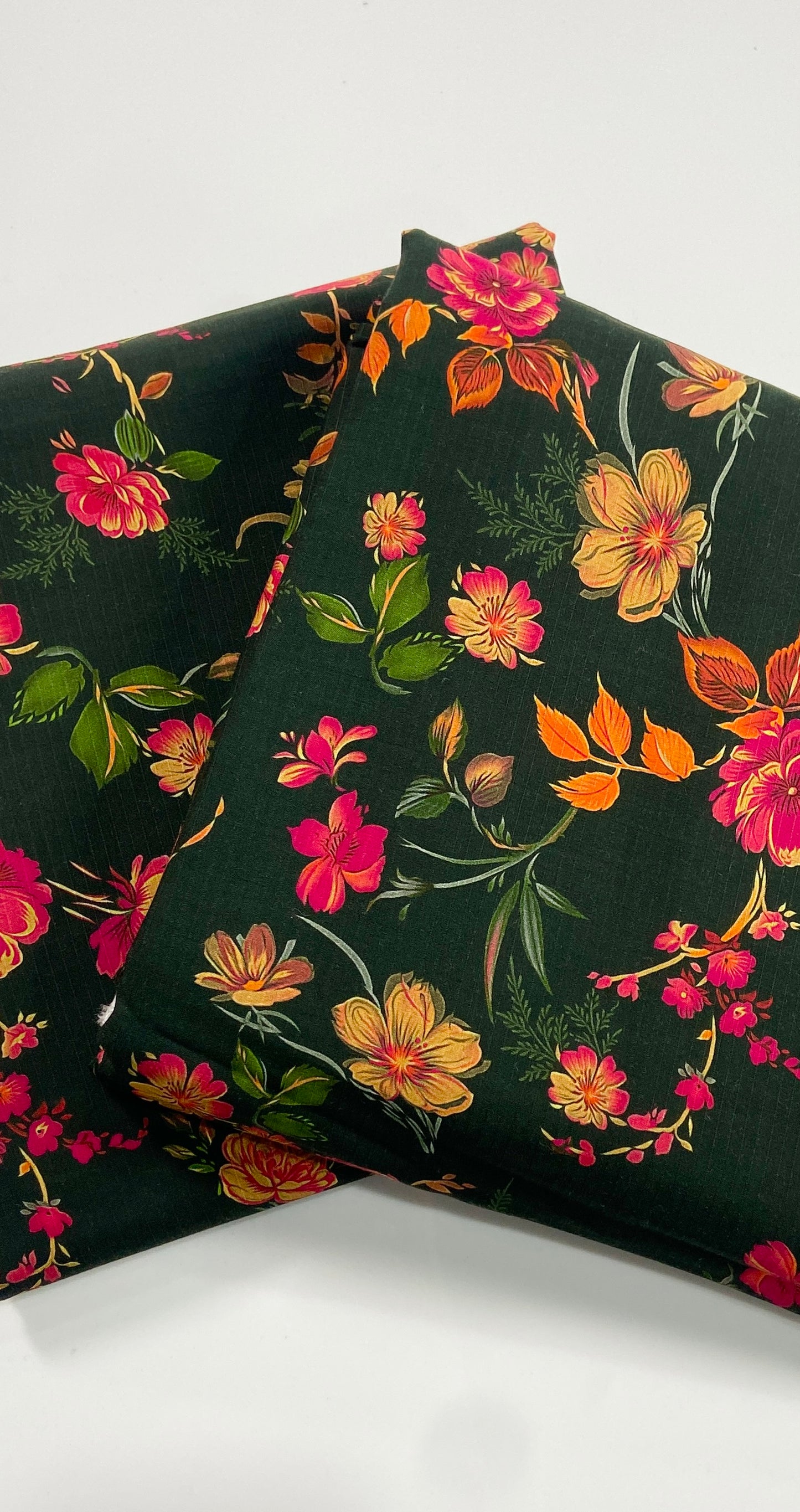 Anaya Noor Printed Bana Dora Slub Linen 2PC