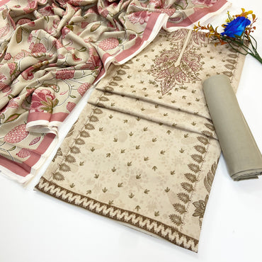 Mausummery Digital Printed Linen 3PC