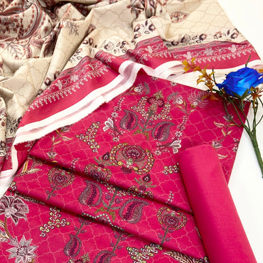 Mausummery Digital Printed Linen 3PC