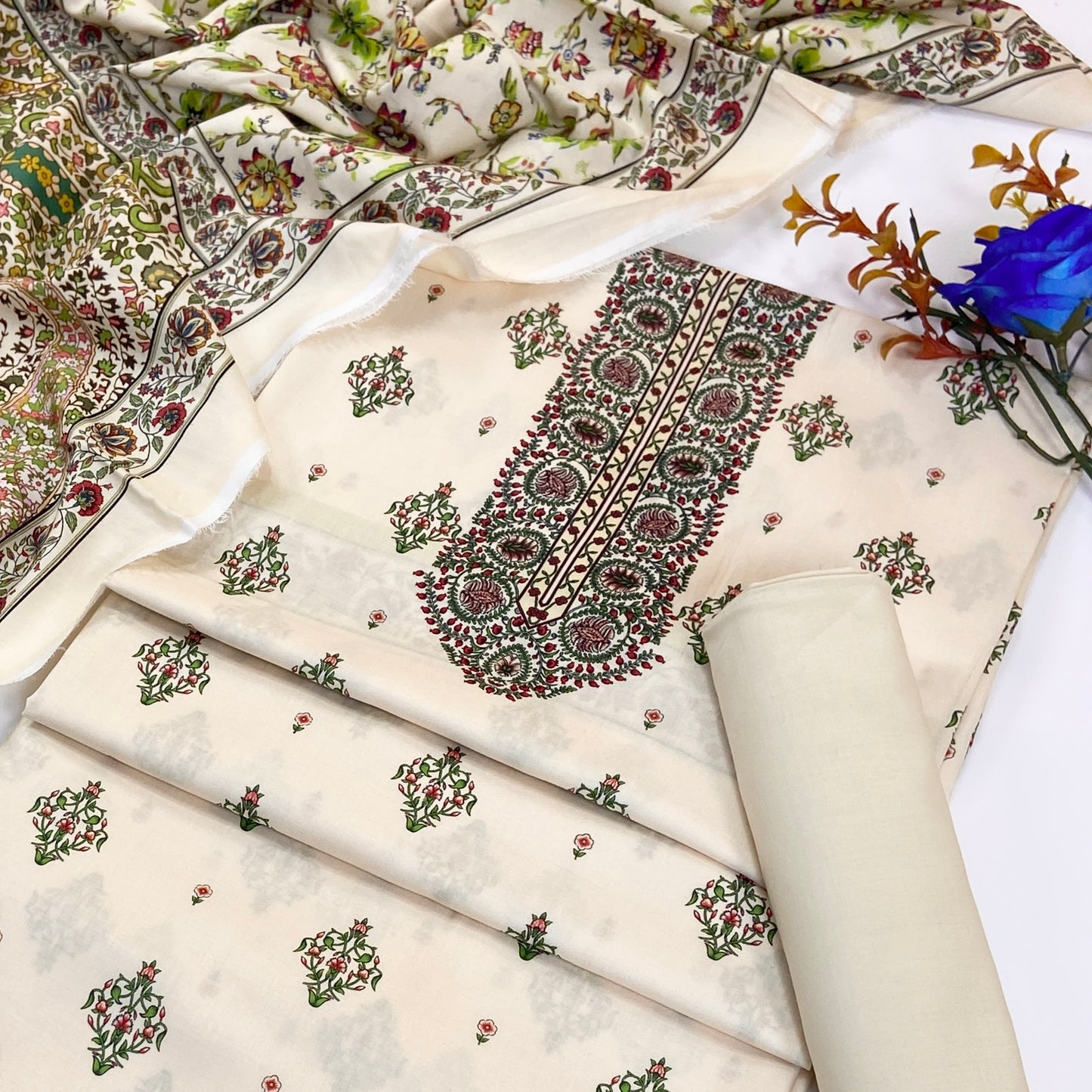 Mausummery Digital Printed Linen 3PC