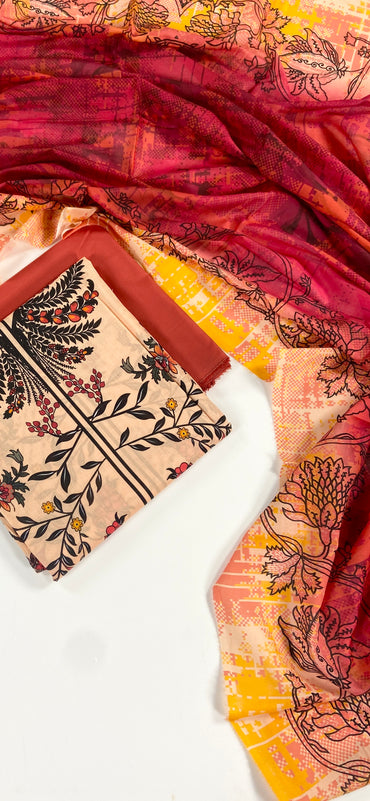 Edenrobe Digital Printed Lawn 3PC